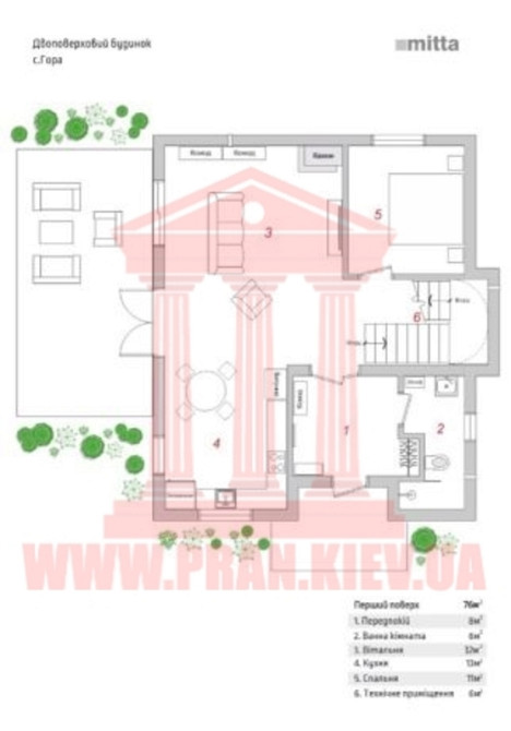 Продаж 2-поверховий Будинок з ділянкою 7 сот 148 кв.м  на Восточная Гора - фото 10