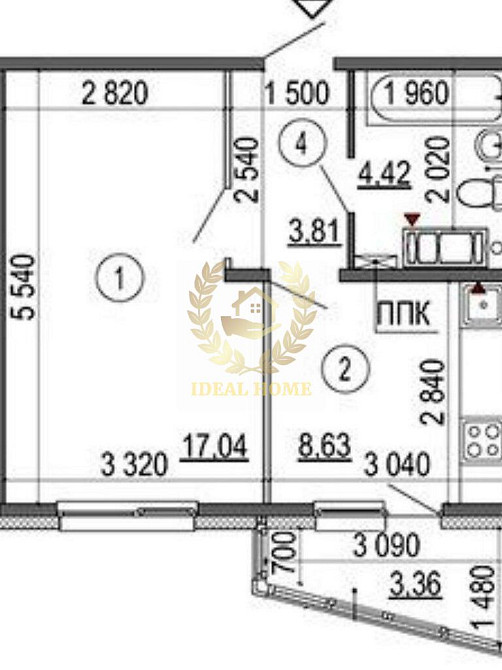 Продаж 1кімнатної квартири на Осокорках Kiev - photo 5