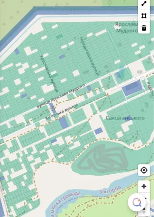 Продажа земельного участка Для строительства частного жилого дома площадь 6.54 сот Загорська Ужгород