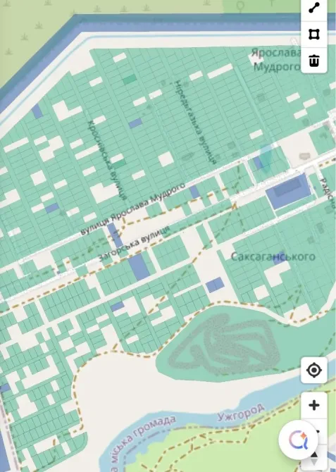 Продажа земельного участка Для строительства частного жилого дома площадь 6.54 сот Загорська Ужгород - изображение 5