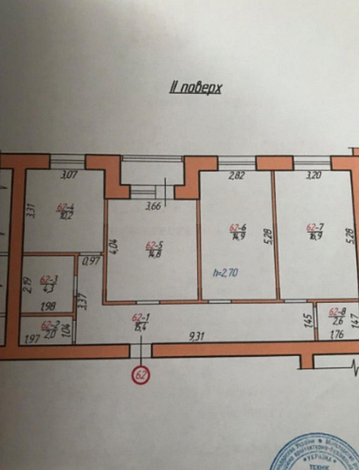 Продаж Квартира 3-кімнатна, 2/6 поверх на вул. Дворецька Рівне - фото 6