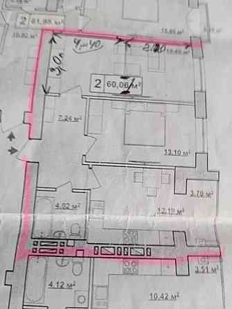 Продаж Квартира 2-кімнатна, 3/9 поверх на Горбачевського вул., 40Б Ивано-Франковск