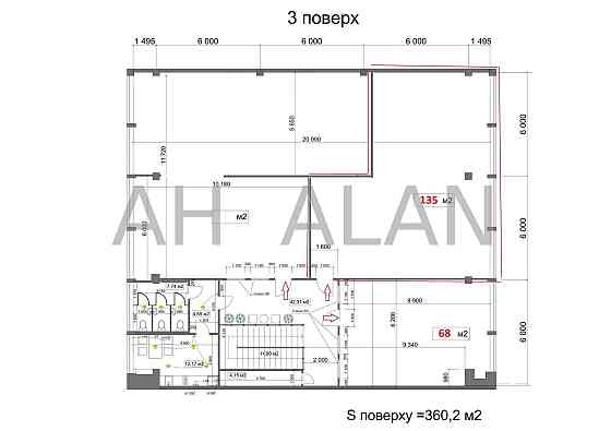 Оренда офісне приміщення на Василенка Миколи вул., 7 приміщень - 2, поверх - 3/8 Київ