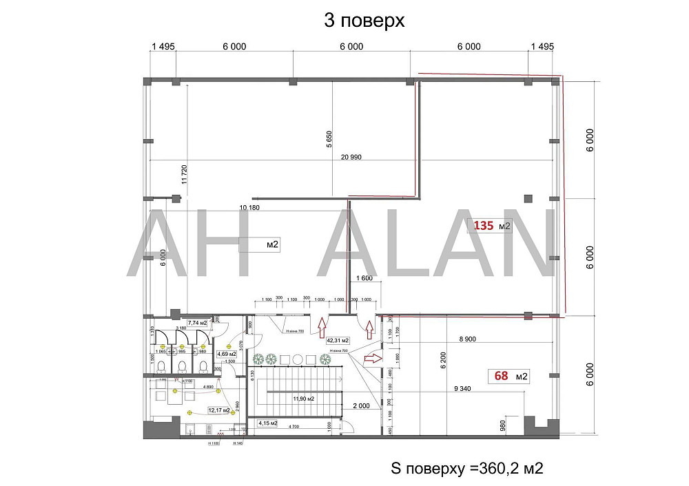 Оренда офісне приміщення на Василенка Миколи вул., 7 приміщень - 2, поверх - 3/8 Київ - фото 6