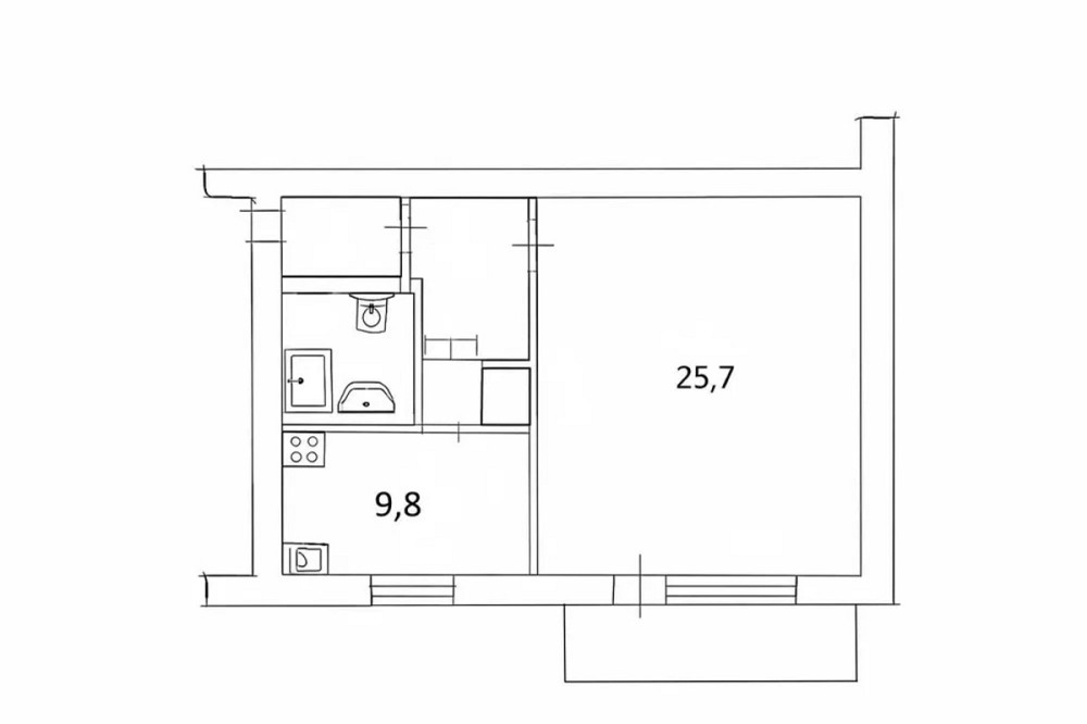 Продаж Квартира 1-кімнатна, 4/4 поверх на Лазаряна вул., 4 Dnipro - photo 11