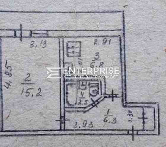 Продаж 1к Квартира 33 кв.м Победы вул. Kiev
