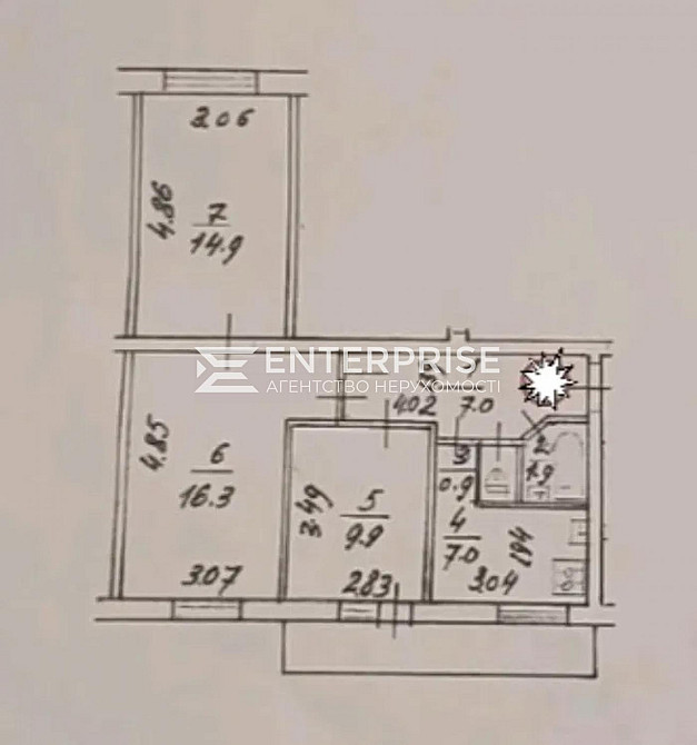 Продаж Квартира 3-кімнатна, 7/9 поверх на вул. Героїв полку «Азов» Київ - фото 10