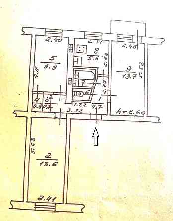 Продаж Квартира 3-кімнатна на ул. Княжеская, 3/5 Одесса