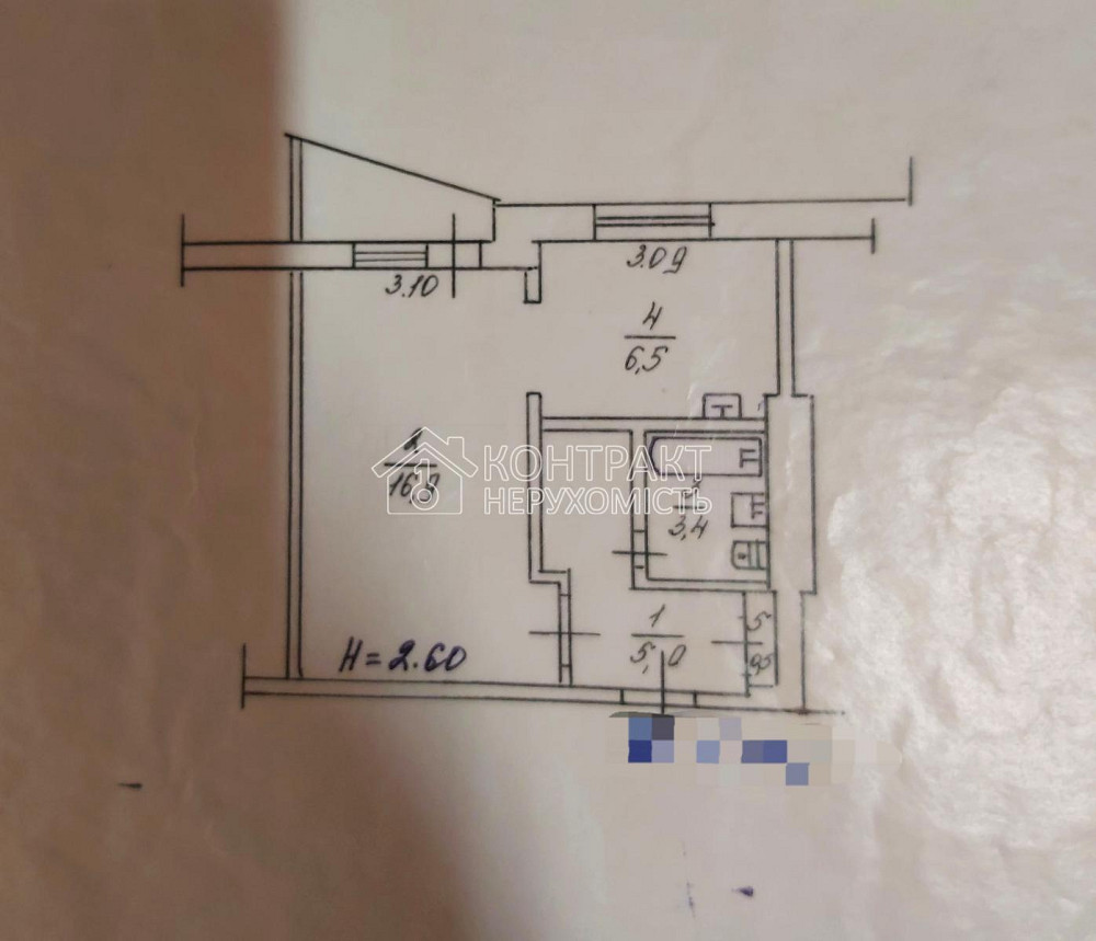 Продаж Квартира 2-кімнатна, 6/12 поверх на вул. Перемоги Харків - фото 3