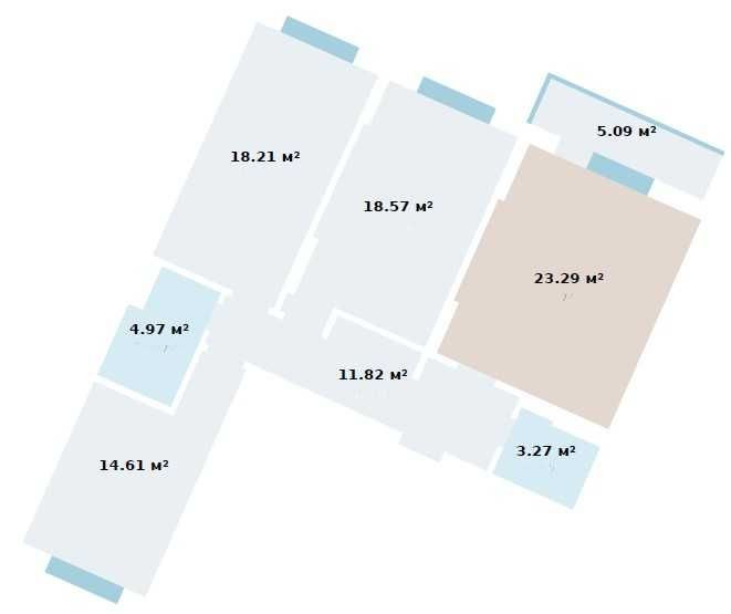 Продаж Квартира 3-кімнатна, 21/24 поверх на Повітряних сил вул., д. 56 Київ - фото 2