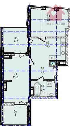 Продаж Квартира 1-кімнатна, 4/12 поверх на Капушанська, 140 Uzhhorod