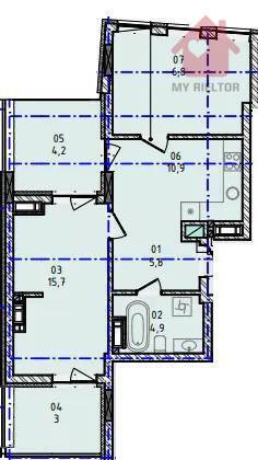 Продаж Квартира 1-кімнатна, 4/12 поверх на Капушанська, 140 Uzhhorod - photo 6