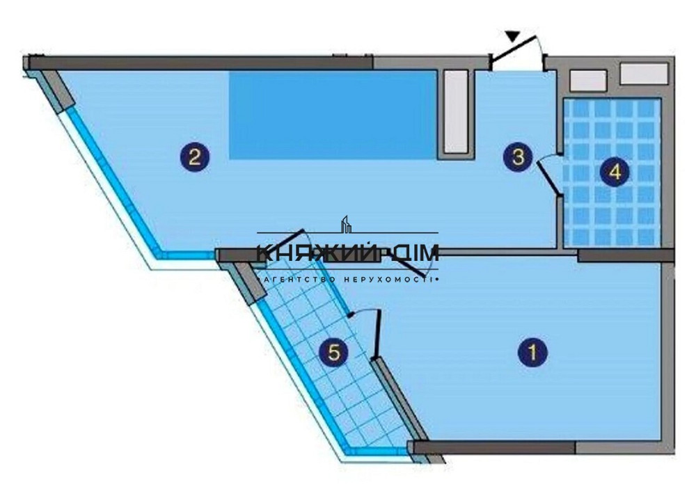 Продаж видової 1-кімнатної квартири в ЖК Зарічний. № 21114979 Київ - фото 9