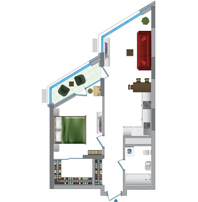 Продаж Квартира 2-кімнатна, 9/25 поверх на Зарічна, 1 Київ - фото 5