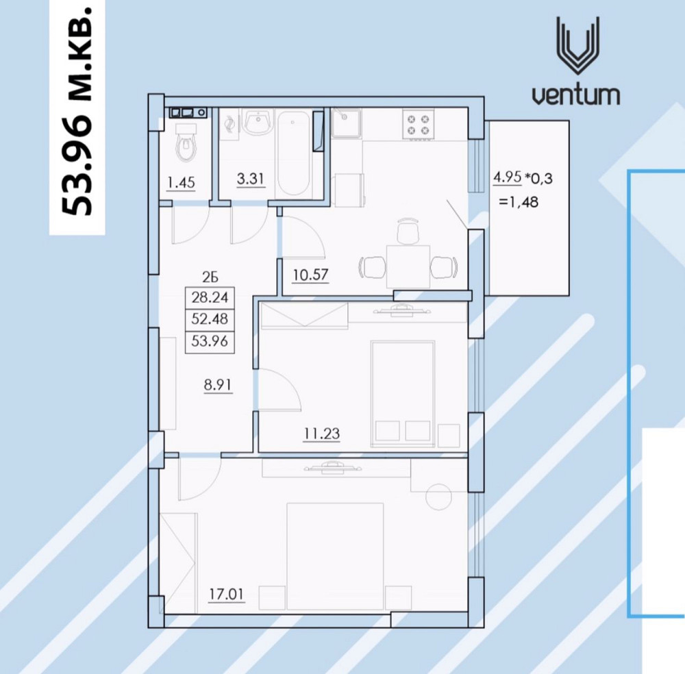 Продаж Квартира 2-кімнатна на ул. Академика Сахарова, 11 Крижанівка (Комінтернівський район) - фото 5
