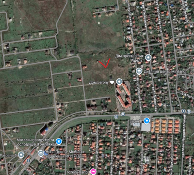 Продаж земельної ділянки 1.12 соток на массив Массив 21, 27/1 Таїрове