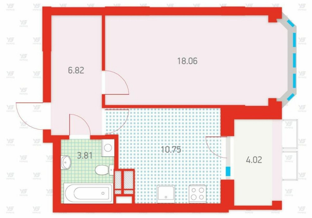 Продаж Квартира 1-кімнатна, 5/12 поверх на Бориспільська, 18-26 Kiev - photo 1