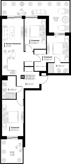 Продаж Квартира на улица Галицька Винники - фото 2