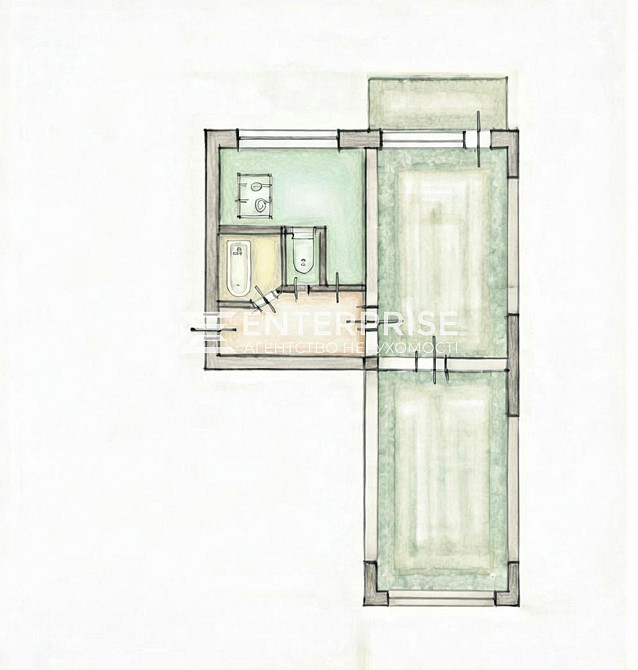 Продаж Квартира 2-кімнатна, 5/5 поверх на вул. Чорних Запорожців Київ - фото 12