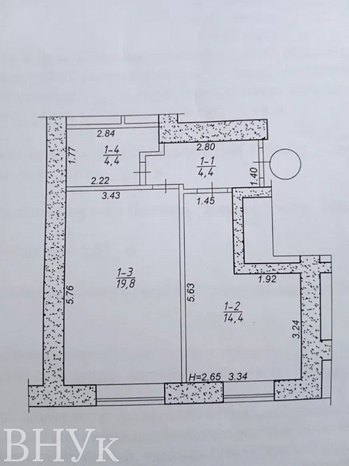 Продаж Квартира 1-кімнатна, 1/12 поверх на Пров.Цегельний Тернополь - изображение 13