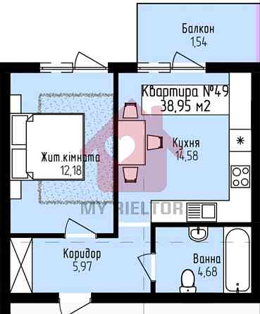 Продаж квартири у затишному і тихому передмісті! Mynai