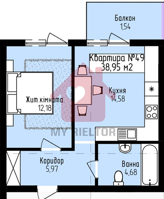 Продаж квартири у затишному і тихому передмісті! Mynai - photo 3