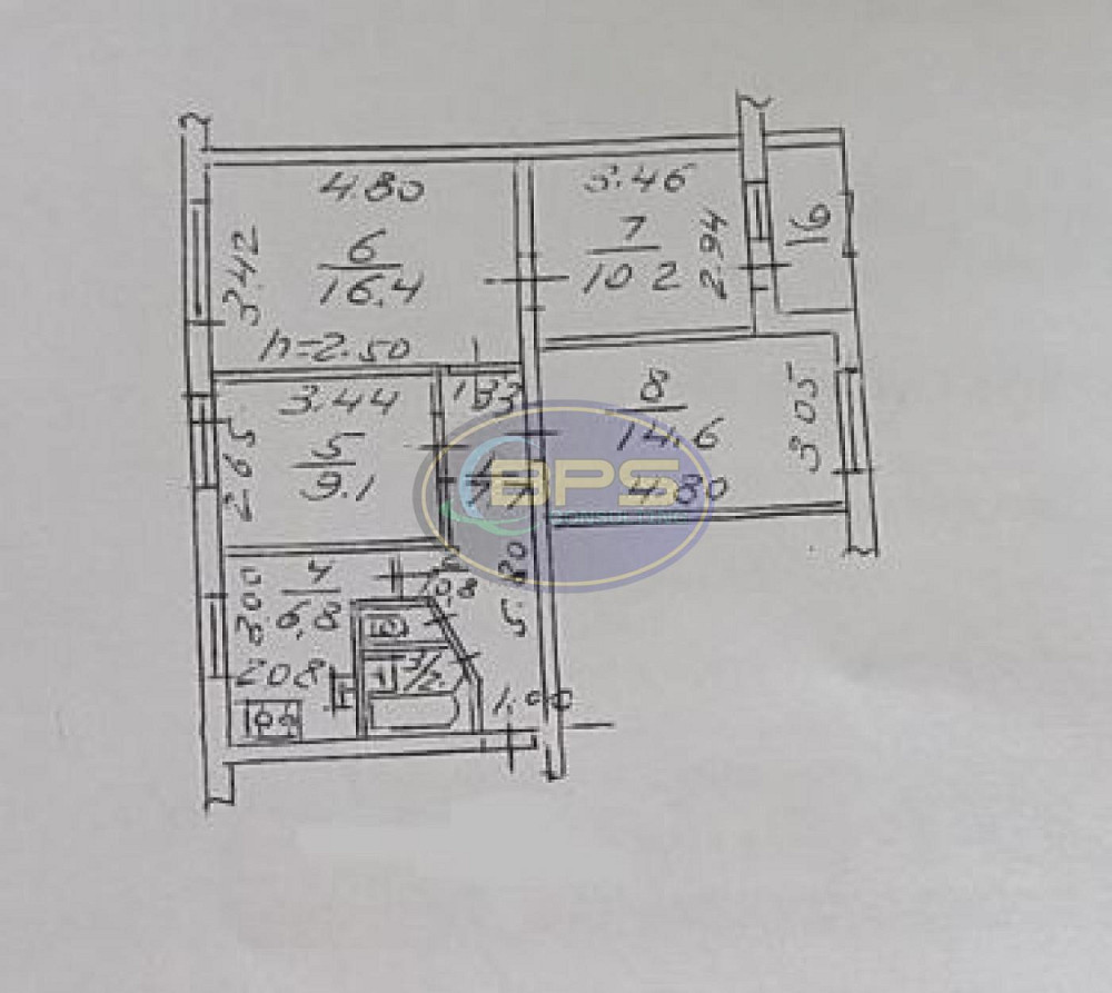 Продаж 4к квартири 69.3 кв. м Одеса - фото 16
