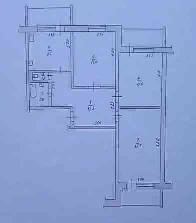Продаж Квартира 3-кімнатна, 8/9 поверх на вул. Незалежності Житомир