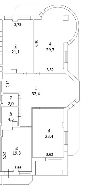 3 комнатная квартира с видом Моря рядом с площадью "10 апреля", в ЖК Солнечный Одеса - фото 11