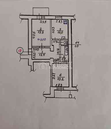 Продаж Квартира 2-кімнатна, 4/5 поверх на вул. Дарвіна Харків