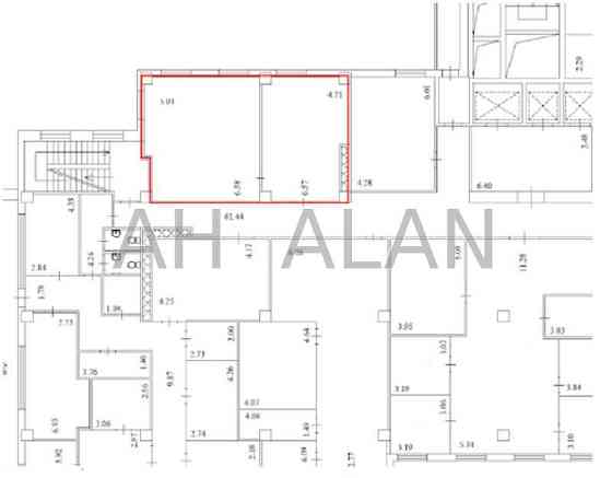 Оренда офісне приміщення на Жилянська вул., 75 приміщень - 2, поверх - 11/14 Київ