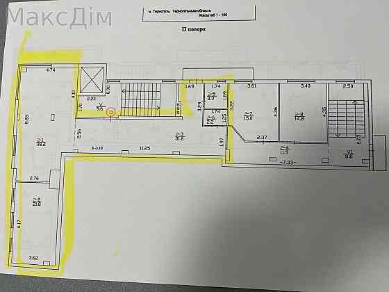 Оренда приміщення вільного призначення на Степана Бандери пр. поверх - 2/4 Тернопіль