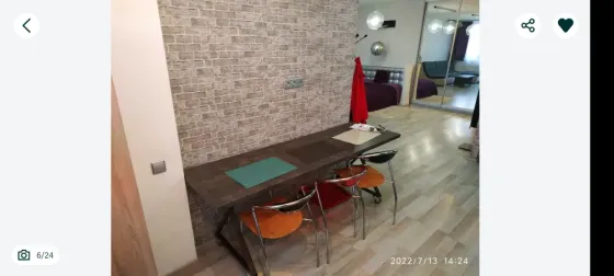 1-room apartment for rent at Akhmatovoy 32/18 Poznyaki. Видовая. light warm Kiev