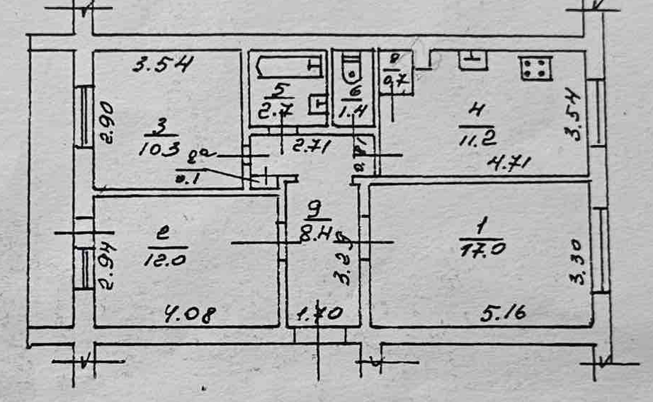 Продаж Квартира 3-кімнатна на просп. Адмиральский, 22/1 Одеса - фото 9
