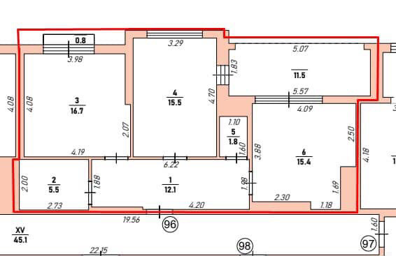 Продаж Квартира 2-кімнатна, 2/13 поверх на Мазепи, 144е Ивано-Франковск - изображение 20