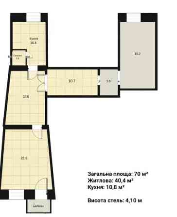 Продаж Квартира 2-кімнатна на ул. Преображенская, 35 Одеса