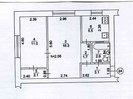 Продаж Квартира 2-кімнатна, 1/5 поверх на Пластова, 5 Київ