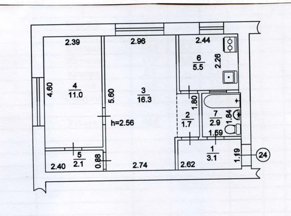 Продаж Квартира 2-кімнатна, 1/5 поверх на Пластова, 5 Київ - фото 6