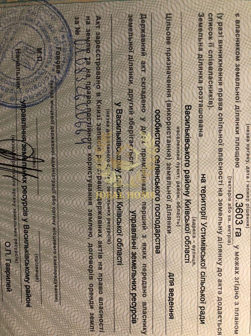 Продаж земельної ділянки 61 соток на Полевая ул., 3 Ustymivka - photo 9