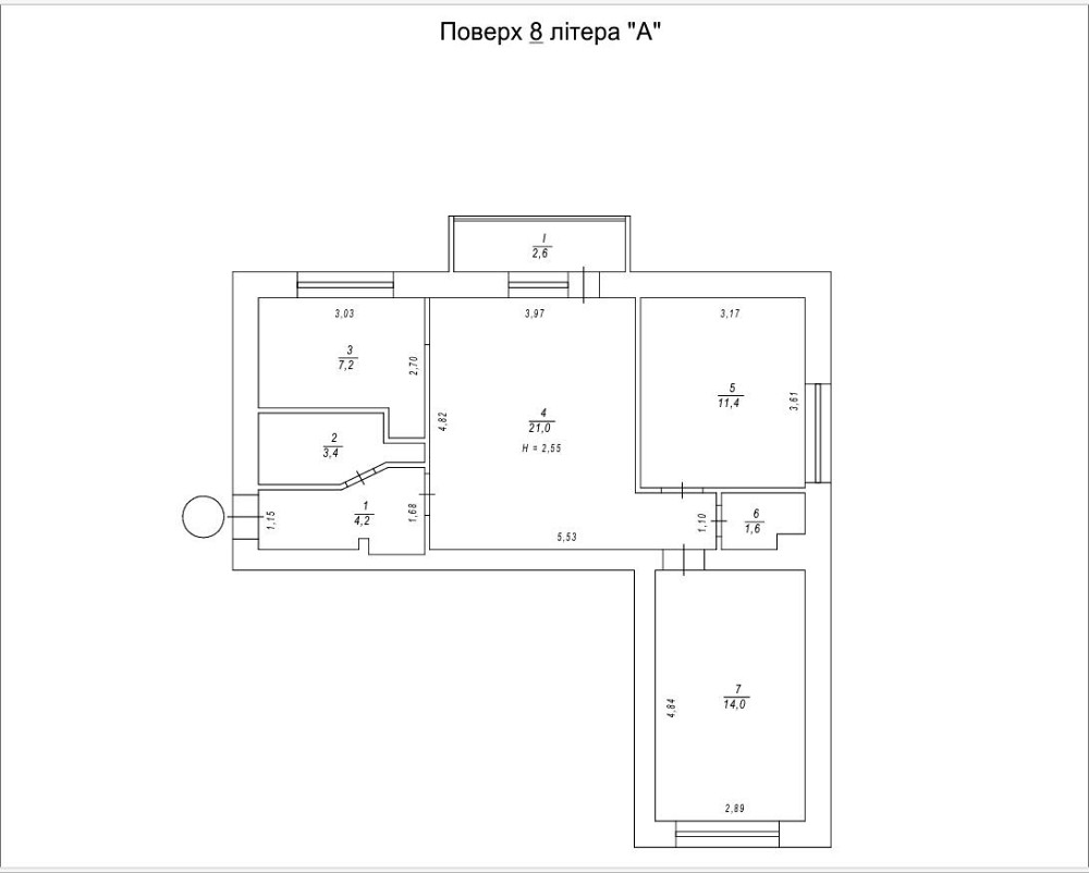 Продаж Квартира 2-кімнатна, 8/8 поверх на Ентузіастів вул., д. 17 Київ - фото 16