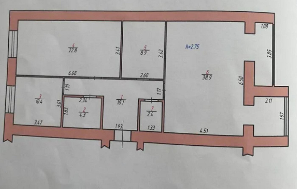 Продаж Квартира 3-кімнатна, 8/10 поверх на вул. Чуднівська Житомир - фото 9
