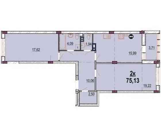 Продаж Квартира 2-кімнатна, 8/8 поверх на Богуна Vinnytsya