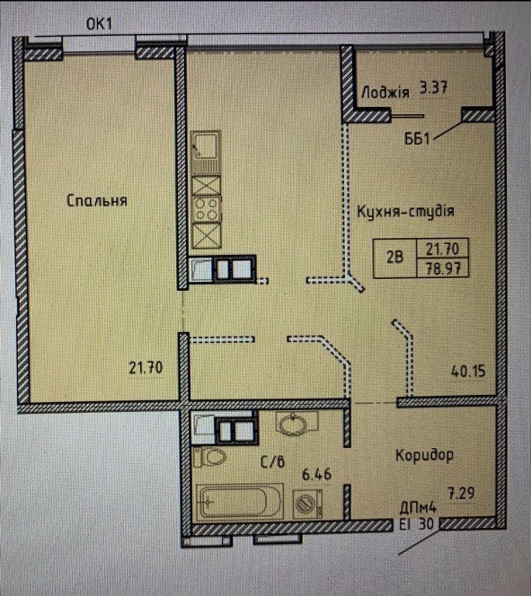 Продам 2 комнатную квартиру с панорамой моря на Проспекте  Шевченко Одеса - фото 9