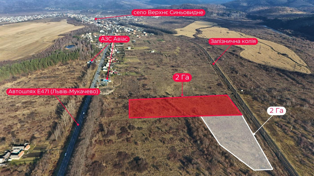 Продаж земельної ділянки 4 га Verkhnie Synovydne - photo 2