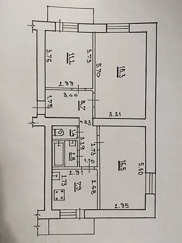 Продаж 3к Квартира 71 кв.м В'їзна (Качалова) вулиця 3  - фото 16