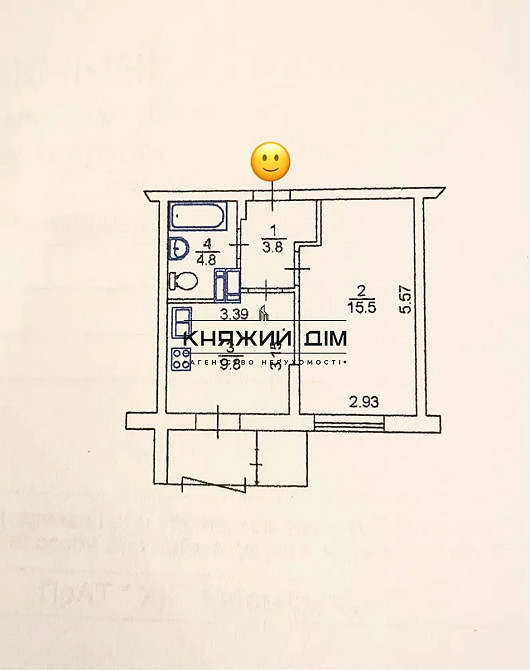 Продаж 1 кімнатної ЖК Злагода м Харківська Київ - фото 4