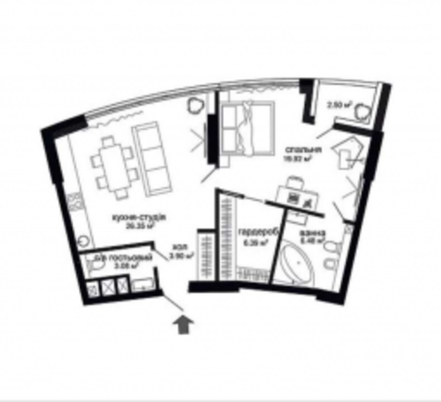 Продаж 2к Квартира 69 кв.м Бусловская, 12 Київ - фото 4