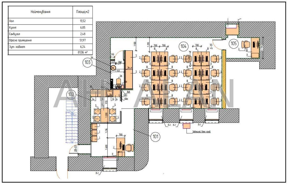 Оренда офісне приміщення на Богдана Ступки вул., 3 приміщень - 2, поверх - 1/5 Київ - фото 17