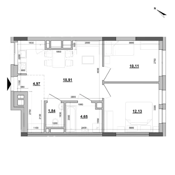 Продажа 2к Квартира 52.6 кв.м Персенківка Львов