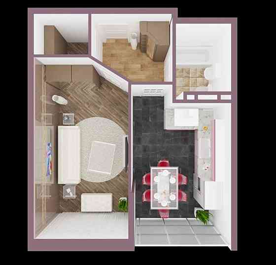 Продаж Квартира 1-кімнатна, 12/16 поверх на Садова, 1 